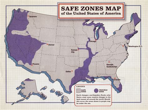 The below <strong>maps</strong> shows the purported location of the five divinely protected areas in the USA, North West Arkansas being one of them. . Georgia guidestones map of safe zones